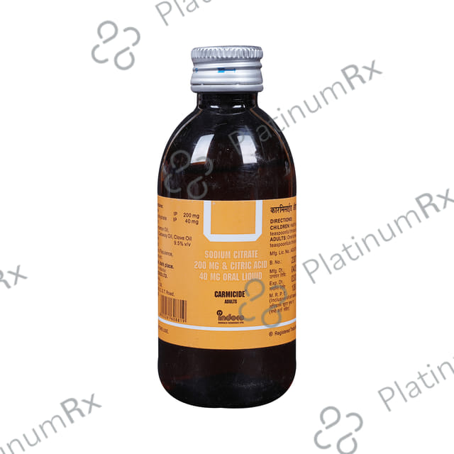 Carmicide Adults 200/40mg liquid 100ml