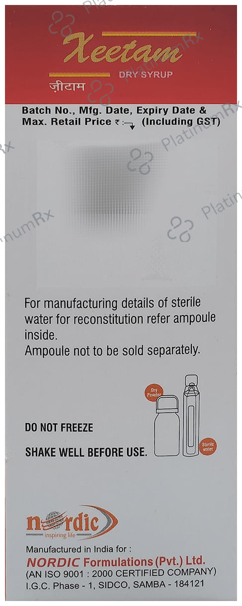 Xeetam 125mg Dry Syrup