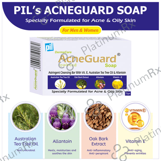 Acneguard Soap (75gm Each) 4 Soap