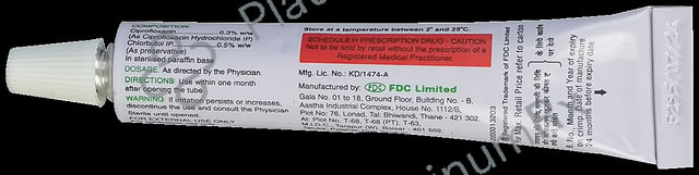 Zoxan Eye Ointment 10gm