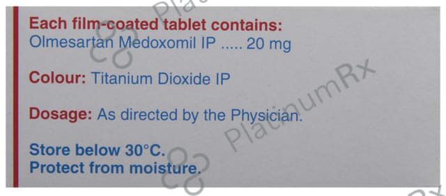 Olmecip 20mg Tablet 10s
