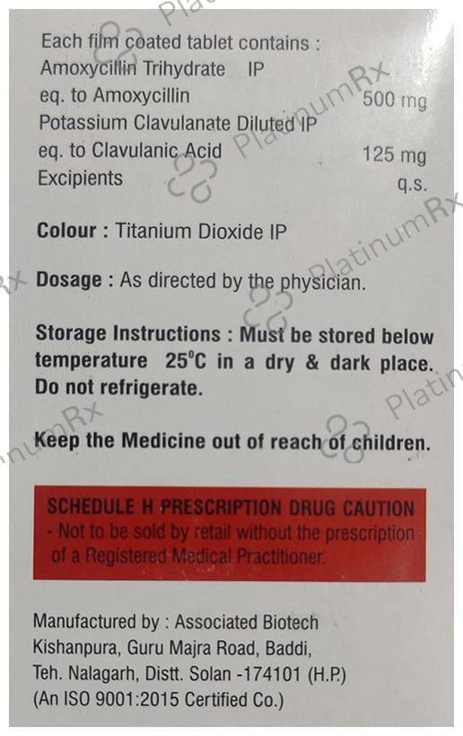 Injayclav 625 Tablet
