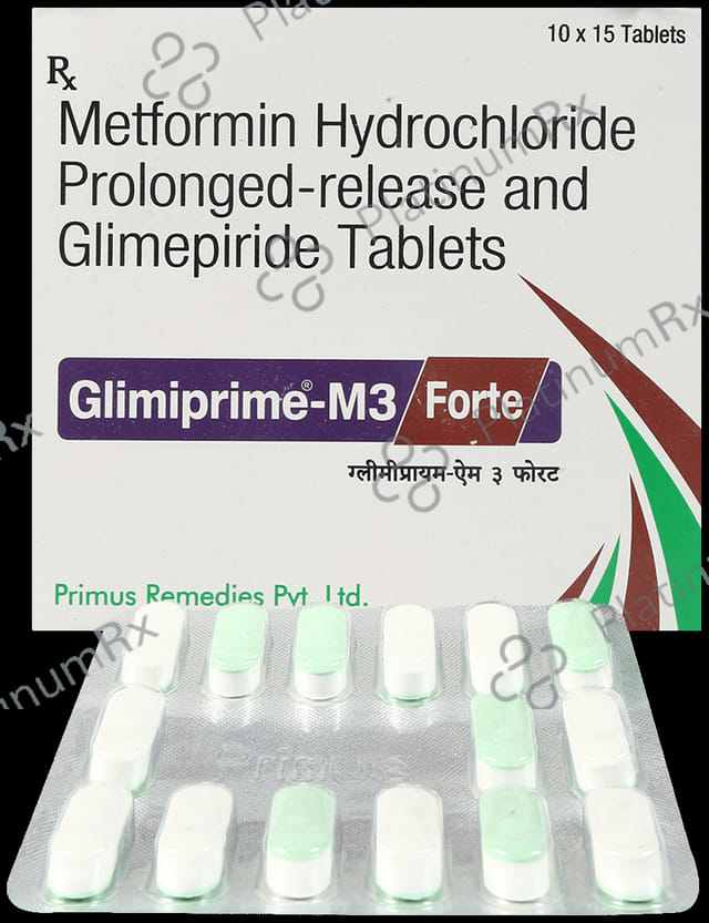 Glimiprime M 3/1000mg Forte Tablet PR 15s