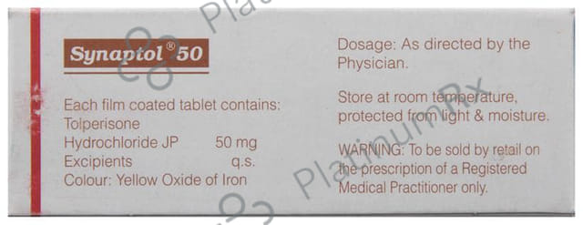 Synaptol 50mg Tablet 10s