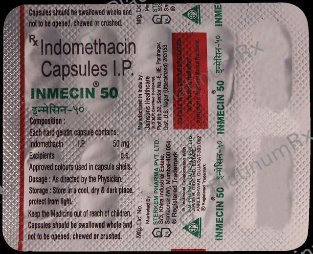 Inmecin 50mg Capsule 10s
