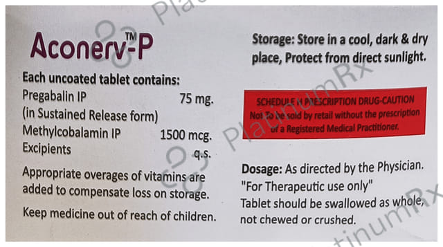Aconerv P 7mg/1500mcg Tablet SR 10s