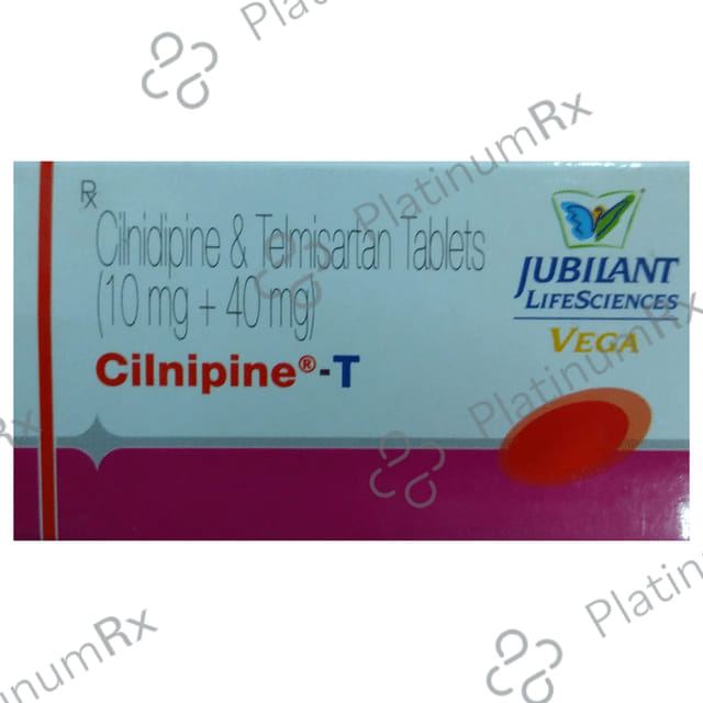 Cilnipine T 10/40mg Tablet 10s