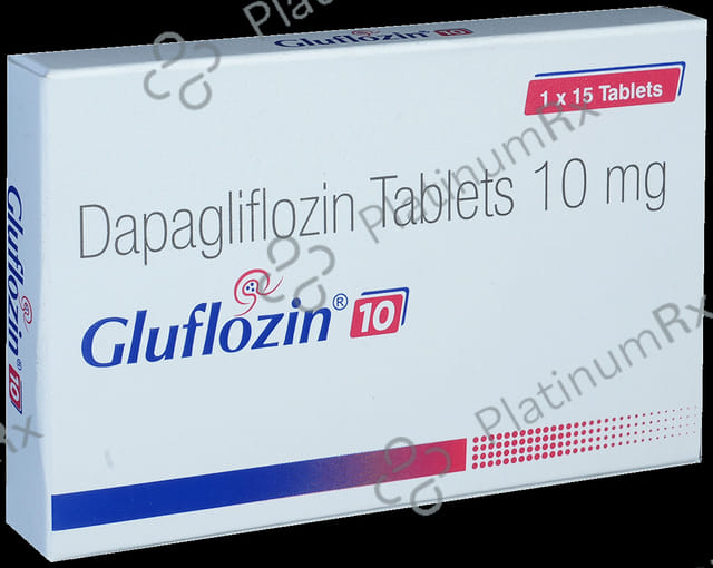 Gluflozin 10mg Tablet 15s