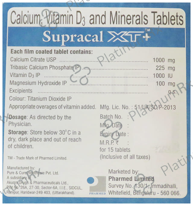 Supracal XT Plus Tablet 15s