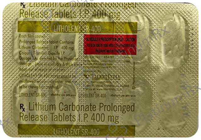 Litholent 400mg Tablet SR 10s