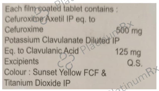 Ceaxil CV 500/125mg Tablet 10s