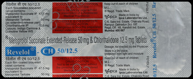 Revelol CH 50mg/12.5mg Tablet ER
