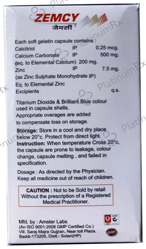 Zemcy Soft Gelatin Capsule