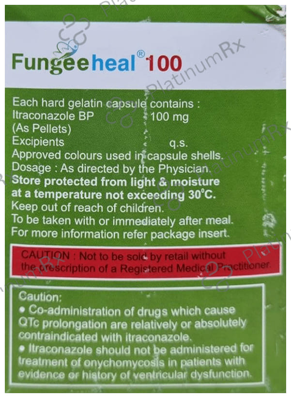 Fungeeheal 100 Capsule