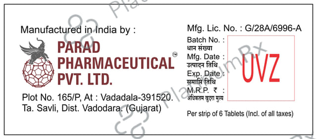 Azirad 250mg Tablet 6s