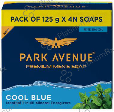 Park Avenue Premium Men's Soap (125gm Each) Cool Blue