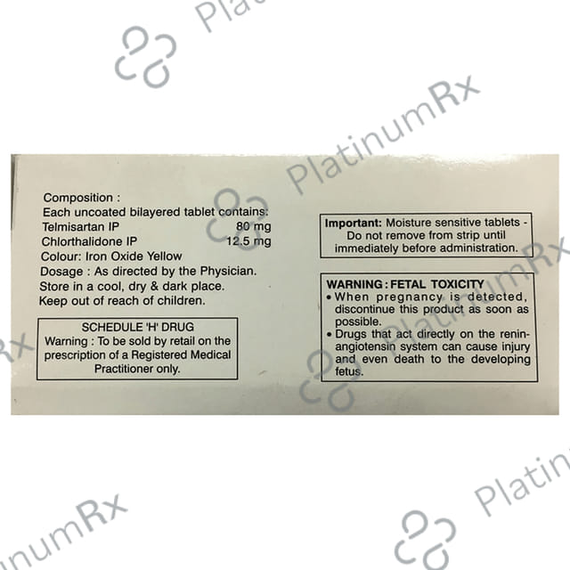 Temsan 12.5/80mg Tablet CT 10s