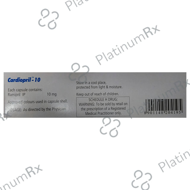 Cardiopril 10 Capsule