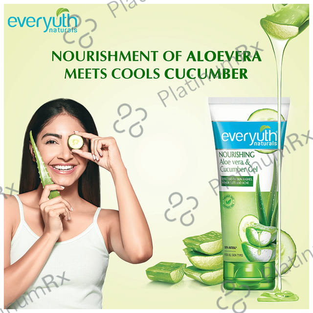 Everyuth Naturals Nourishing Aloevera & Cucumber Gel 150 gm