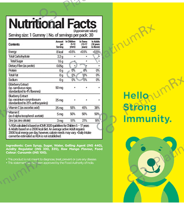 NutriBears Immuno Boost Gummies 30s
