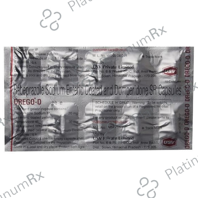 Drego D 30/20mg Capsule SR 10s
