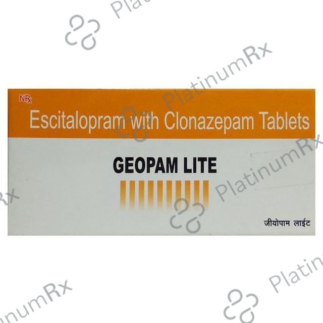 Geopam Lite 0.25/10mg Tablet 10s