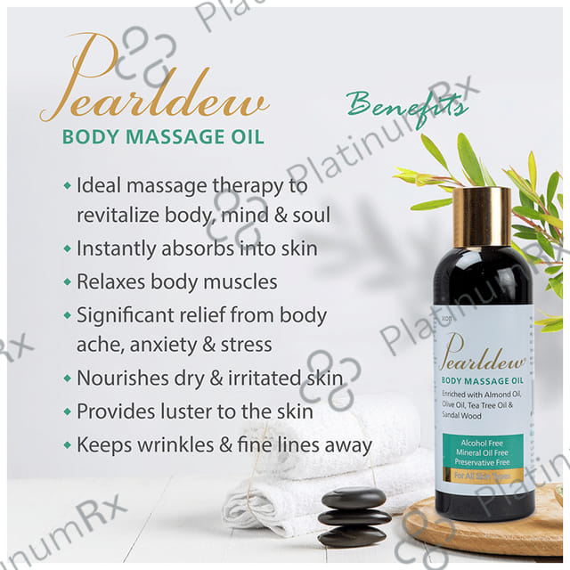 Pearldew Body Massage Oil (100ml Each) 1 Bottle