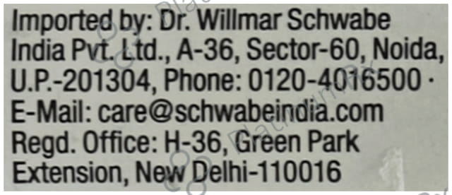Dr Willmar Schwabe Germany Crataegus Oxyacantha Mother Tincture Q