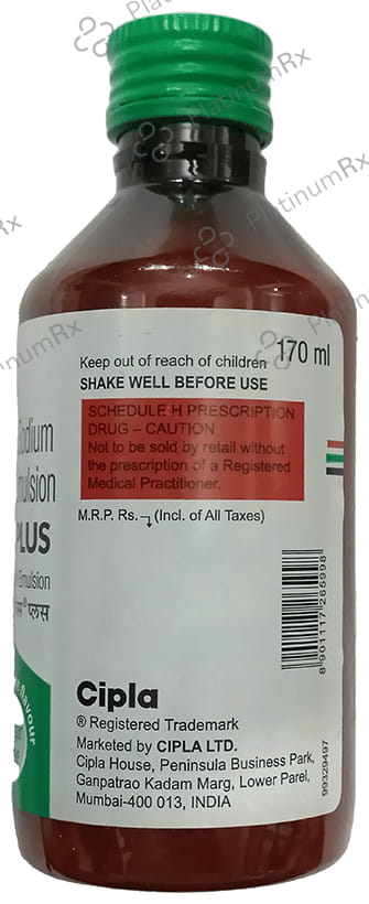 Easylax Plus Oral Emulsion Peppermint Syrup 170ml