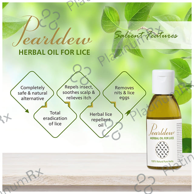 Pearldew Herbal Oil for Lice (25ml Each) 1 Bottle