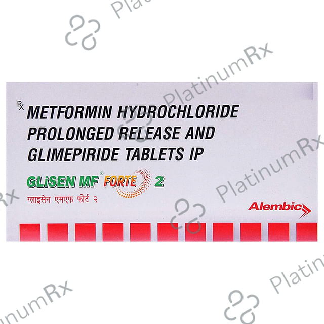 Glisen MF Forte 2/1000mg Tablet PR 15s