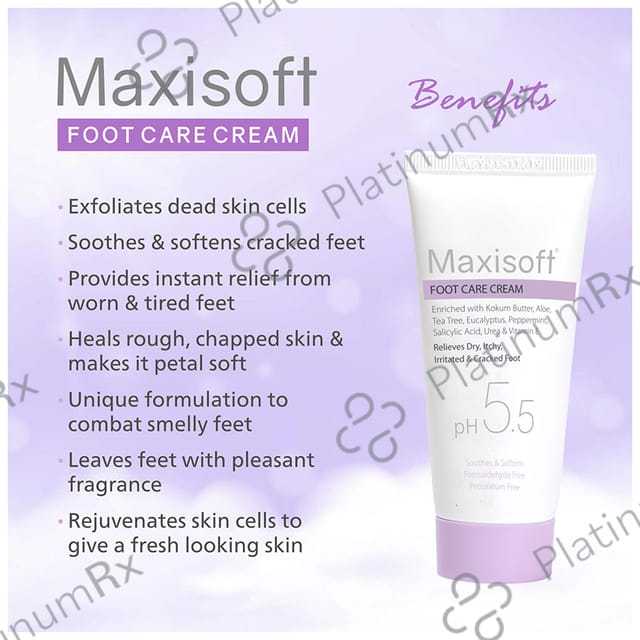 Maxisoft Foot Care Cream (60gm Each) 1 Tube