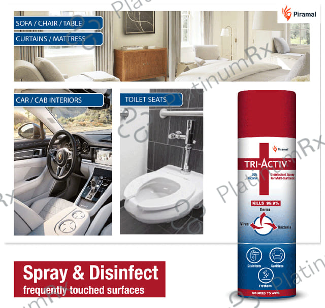 Tri-Activ 70% Alcohol Disinfectant Spray for Multi-Surfaces Spray