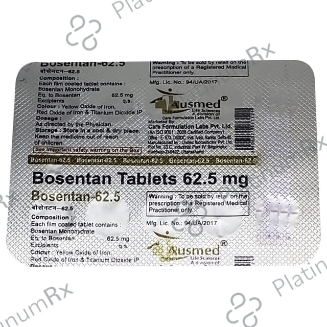 Bosentan 62.5mg Tablet 10s