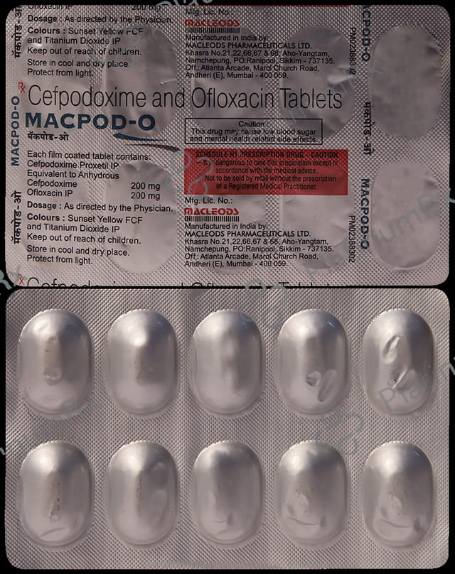 Macpod O 100/100mg Tablet DT 10s