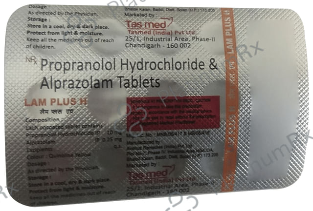 Lam Plus H 0.25/10mg Tablet 15s