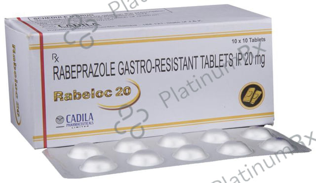 Rabeloc 20mg Tablet 10s