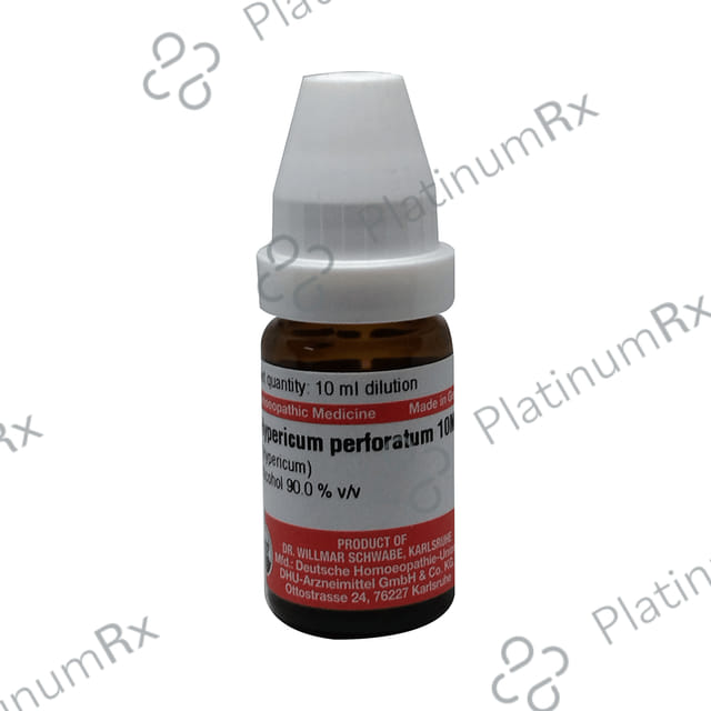 Dr Willmar Schwabe Germany Hypericum Perforatum Dilution 10M