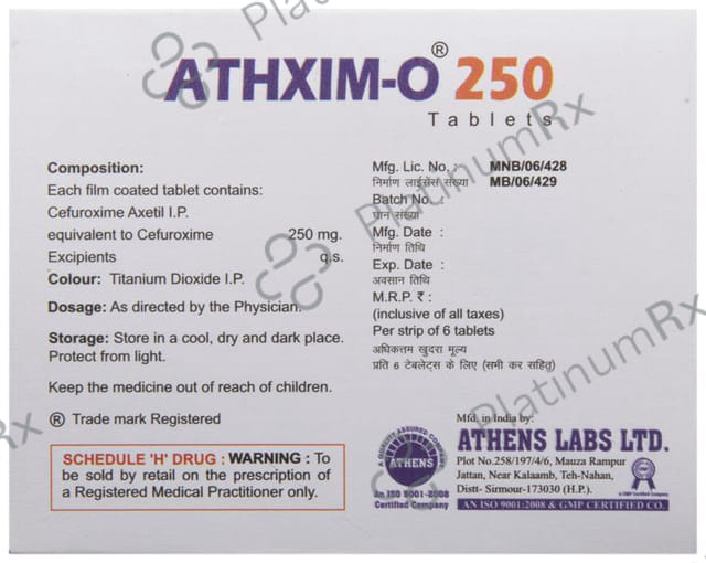 Athxim-O 250 Tablet