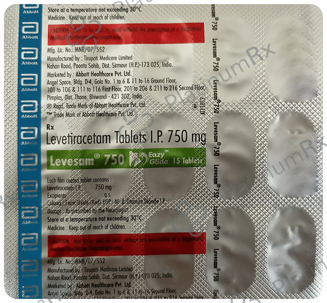 Levesam Eazy Glide 750mg Tablet 15s