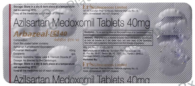 Arbazeal ES 40mg Tablet 10s