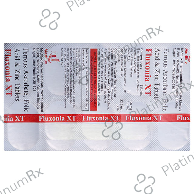 Fluxonia XT Tablet 10s