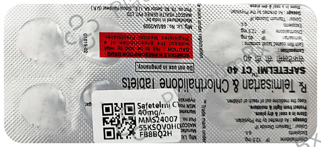 Safetelmi CT 40mg/12.5mg Tablet