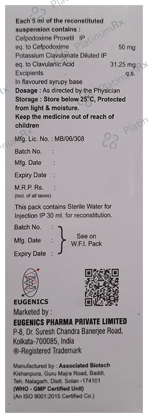 Earlipod-CV Dry Syrup