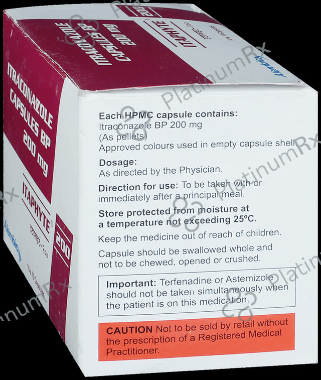 Itaphyte 200mg Capsule 10s