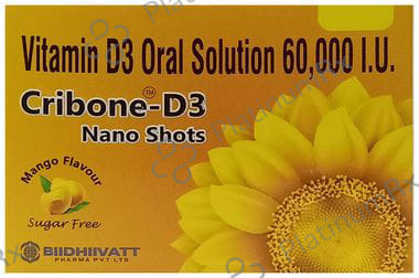Cribone-D3 (5ml Each) Oral Solution Mango Sugar Free