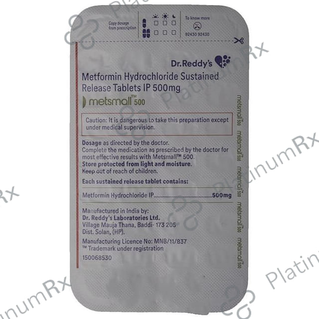 Metsmall 500 Tablet SR