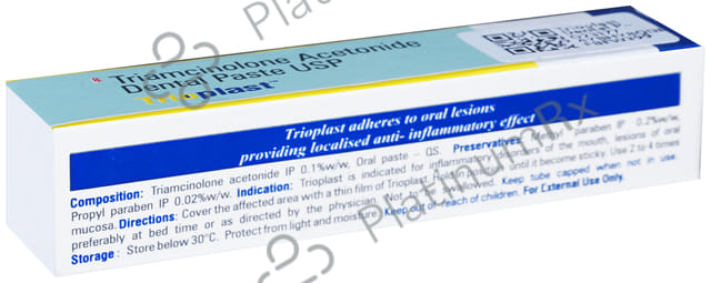 Trioplast 0.1% Dental Paste 5gm