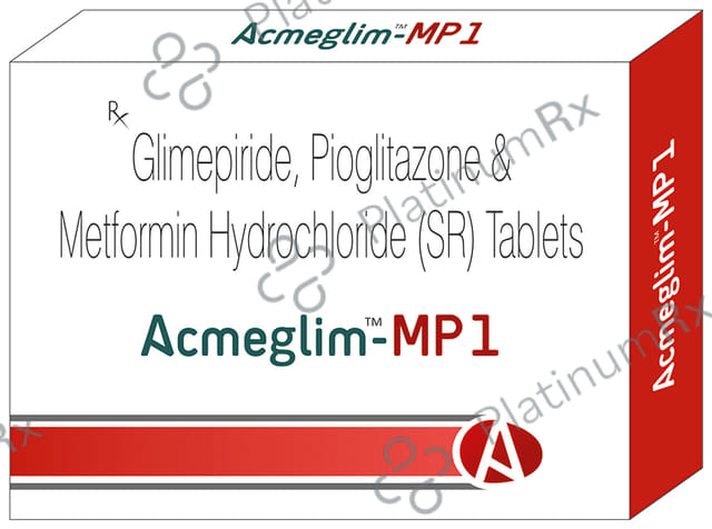 Acmeglim MP 1/15mg Tablet SR 10s