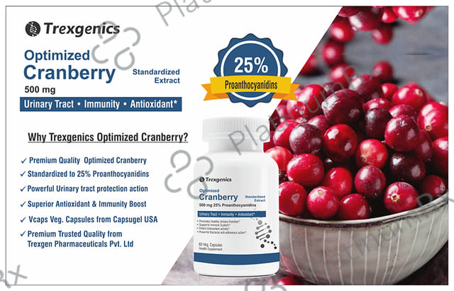 Trexgenics Optimized Cranberry 500mg Veg.Capsules